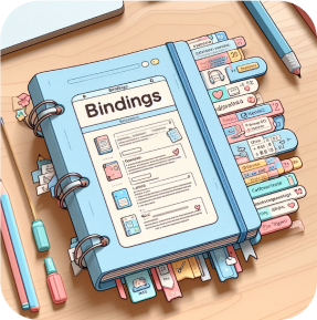 study material organised by app illustration